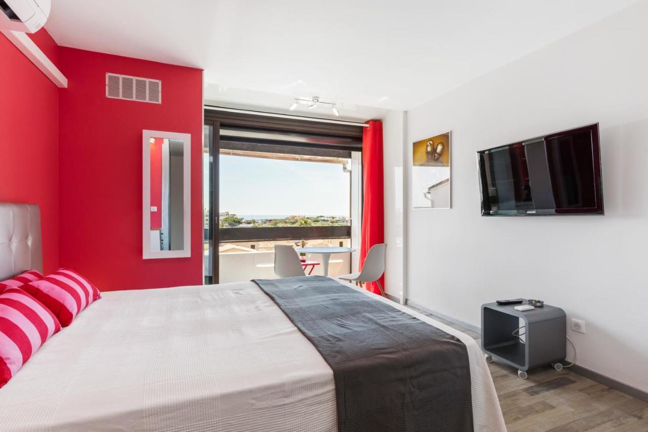Studio Vue Mer Panoramique, Piscine Port Venus Village Naturiste 아그 외부 사진